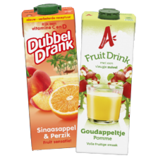 DubbelDrank of Appelsientje fruit drink